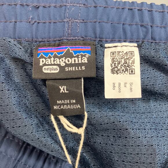 NWT PATAGONIA Men's Baggies Longs 7" Tidepool Blue Navy XL - Picture 3 of 5
